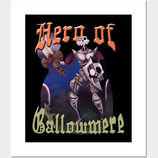 Hero of Gallowemere Wall Art by Genesisvandrake